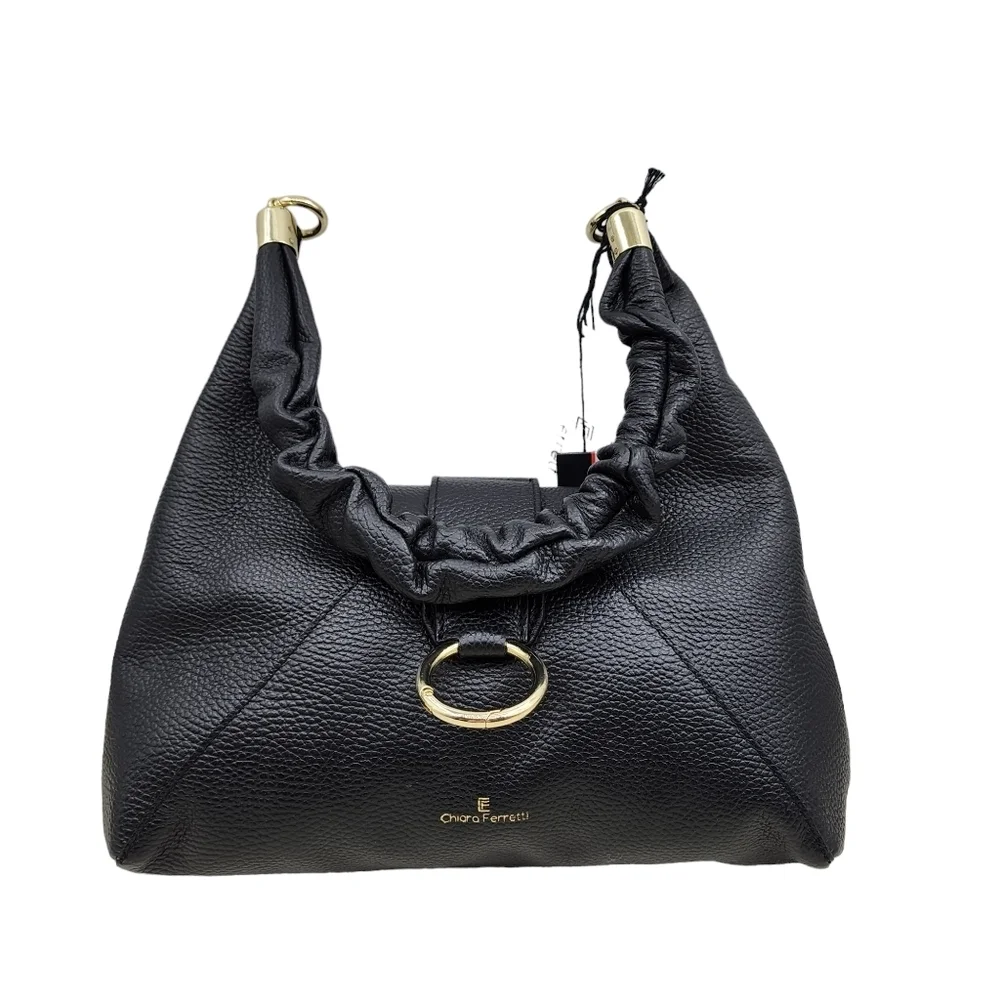 Chiara Ferretti Women's Made In Italy Genuine Leather Shoulder Bag - Picture 1 of 9